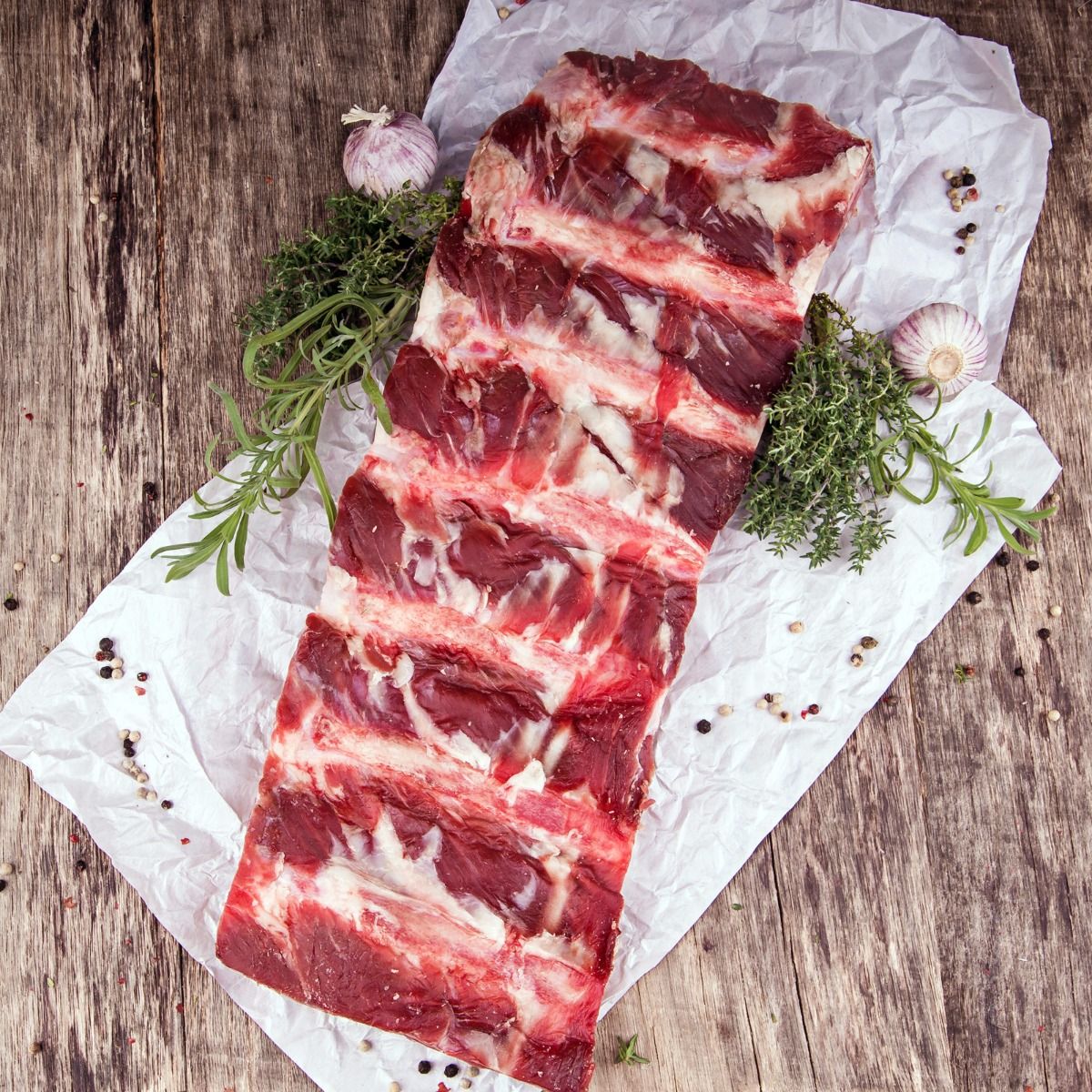 Beef Back Ribs vom Simmentaler Franken Rind